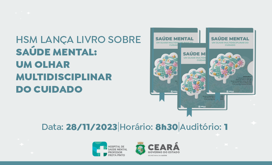 Hospital de Saúde Mental lança mais um livro e abre inscrições para o Prêmio Destaque Científico 2022